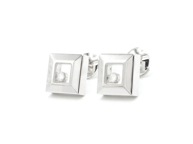 Pendientes Chopard Happy Diamonds Plata 