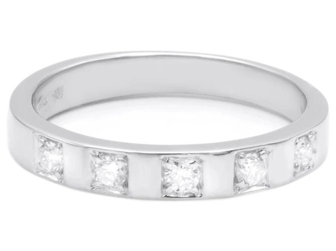 Bulgari MarryMe ring in platinum and diamonds size 48 Silvery