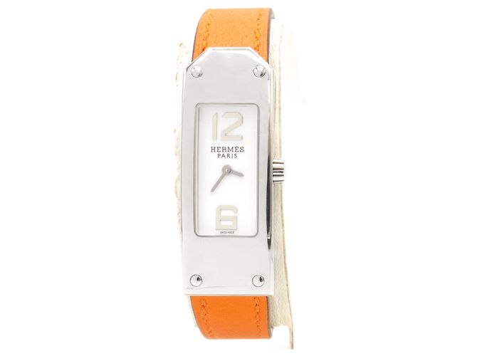 Reloj modelo Kelly II de Hermès. Plata 