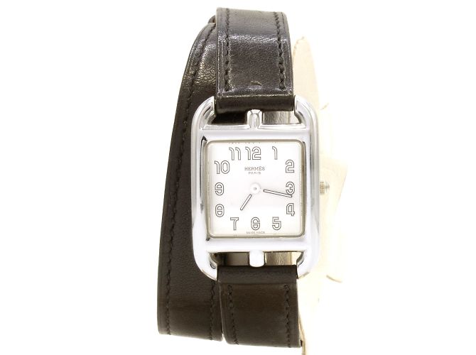 Reloj Hermès "Cape Cod" modelo CC1.210. Plata