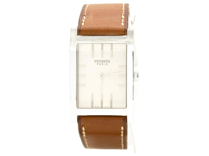 Montre Tandem de Hermès. Argenté