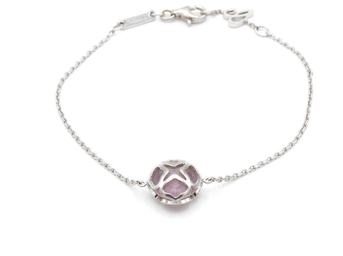 Pulseira Chopard Imperiale em ouro branco 18K e ametista Prata