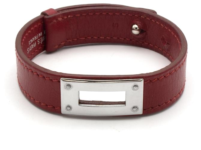 Hermès bracelet in red leather 