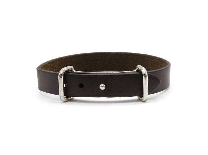 Superbe bracelet "Hapi" par Hermès. Noir 