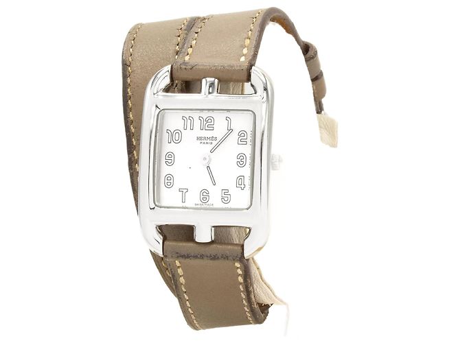 Reloj de dama Hermès "Cape Cod" modelo CC1.210 Plata