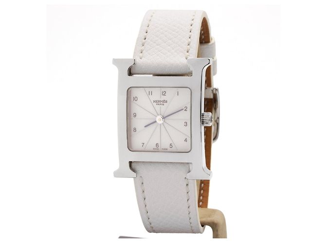 Relógio H-Hour Hermès, modelo HH1.210. Prata