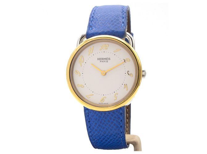 Relógio Hermès "Arceau". Dourado 