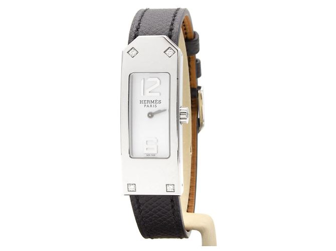 Hermès Uhr Modell Kelly II. Silber