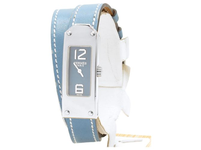 Relógio Hermès modelo Kelly II Azul 