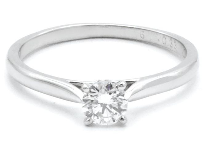 Cartier-Ring, Modell "Solitaire 1895". Silber