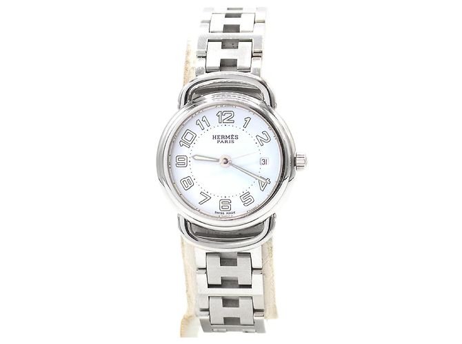 Relógio Hermès Pullman (modelo PU2.210). Prata 