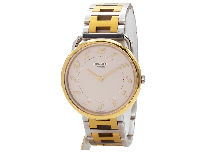 Relógio "Arceau" da Hermès. Dourado 