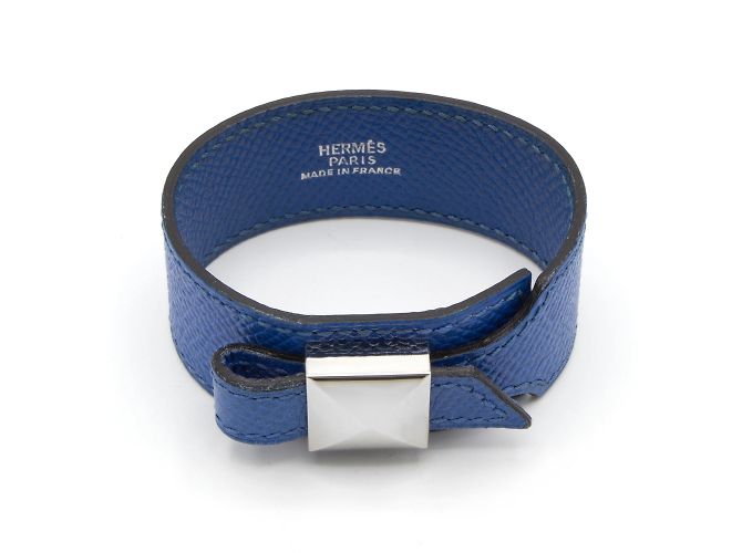 Kelly Hermès Artemis bracelet. Blue 