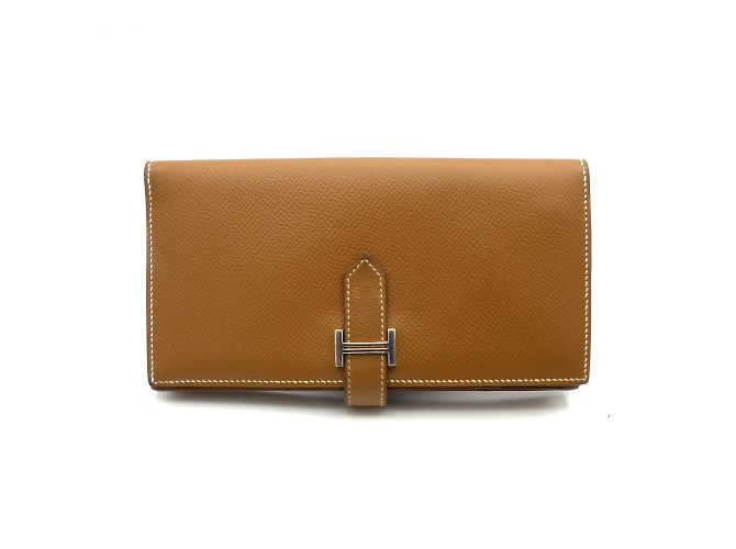 Hermès wallet, “Béarn Soufflet” model; Brown