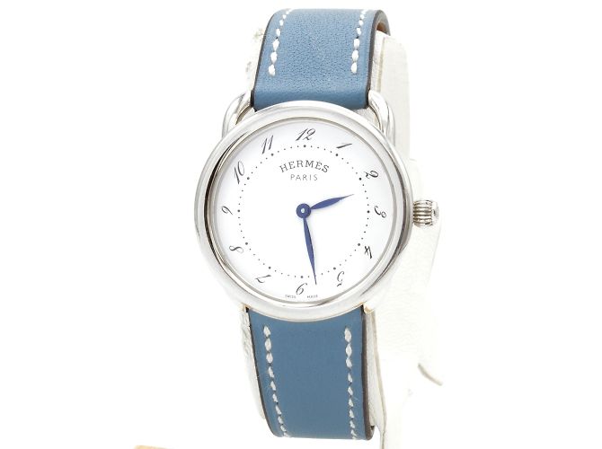 Relógio Arceau da Hermès (modelo AR5.210). Prata
