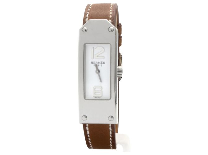 Relógio Hermès modelo Kelly II. Prata