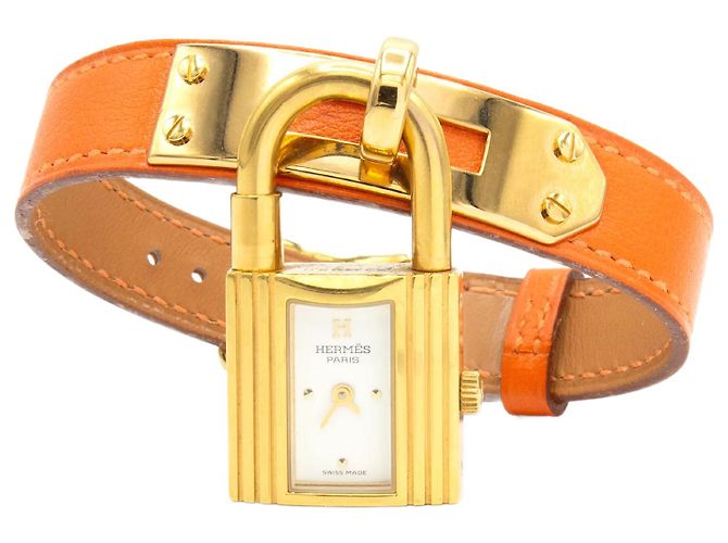 Montre Kelly d'Hermès. Doré 