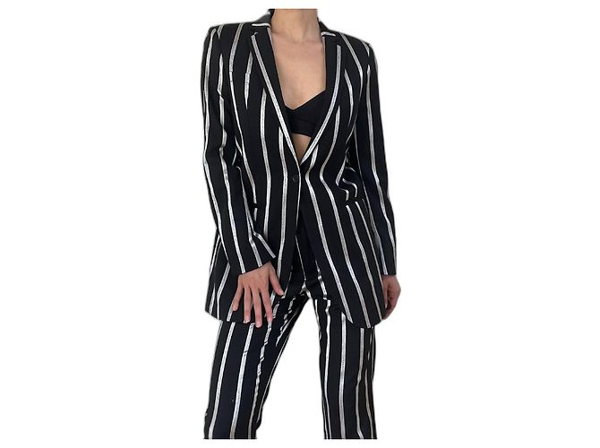Each X Other Cada & otro traje, conjunto Negro Plata