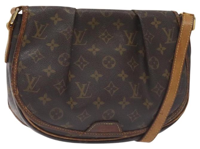LOUIS VUITTON Bolsa de Ombro Monogram Menilmontan PM M40474 LV Auth 128747 Monograma