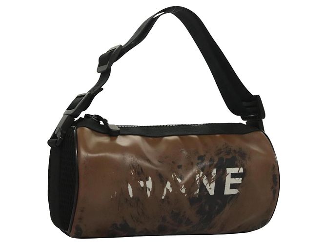 Borsa a Spalla CHANEL PVC Nera CC Auth bs27803 Nero