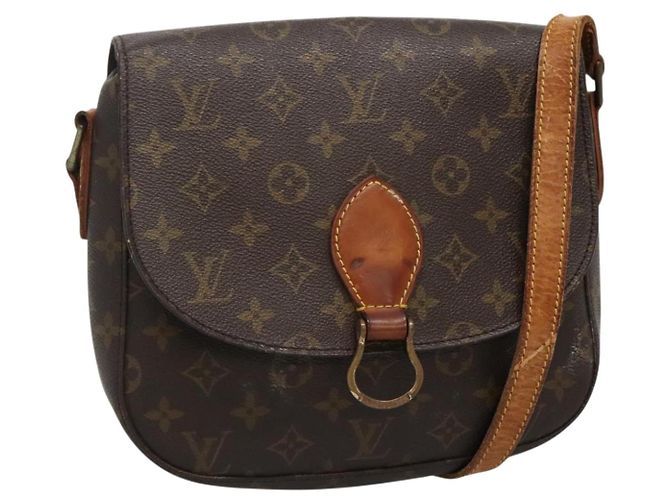 LOUIS VUITTON Bolsa de Ombro Monogram Saint Cloud GM M51242 LV Auth th6205 Monograma