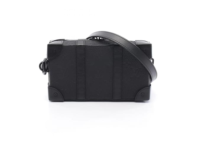 Louis Vuitton Soft Trunk Wallet Shoulder Bag Black Monogram Leather  ref.2362183