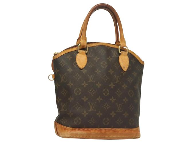 LOUIS VUITTON Bolsa Tote Monogram Lockit PM M40613 LV Auth 130006 Monograma