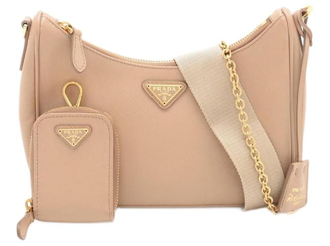 PRADAノベルティ　 ハンドバッグ ベージュ Prada Large Explore Nappa Leather Shoulder Bag | Saks Fifth Avenue