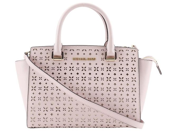 Borsa in pelle Selma 2WAY di Michael Kors Rosa