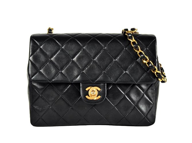 Borsa a Spalla Chanel Mini Matelassé 20 Nero
