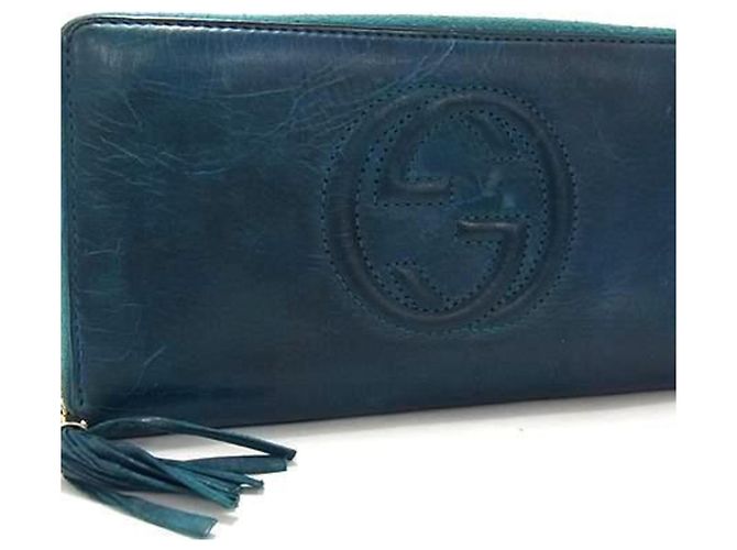 Gucci Soho Interlocking G Long Wallet Orange