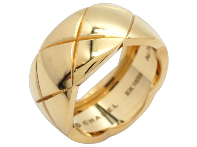 Chanel Coco Crush Band Ring Yellow gold