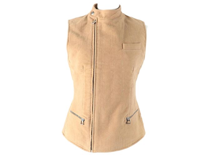 Hermès Hermes Serie Cotton Polyester Jacket Beige