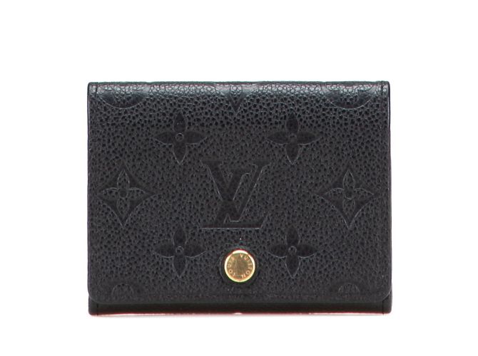 Louis Vuitton Monogram Empreinte Bifold Wallet Black