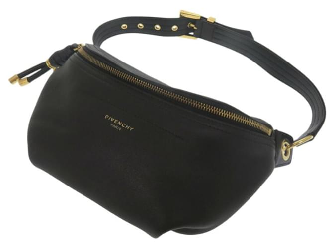 Givenchy Black Leather Sling Bag  ref.2365972