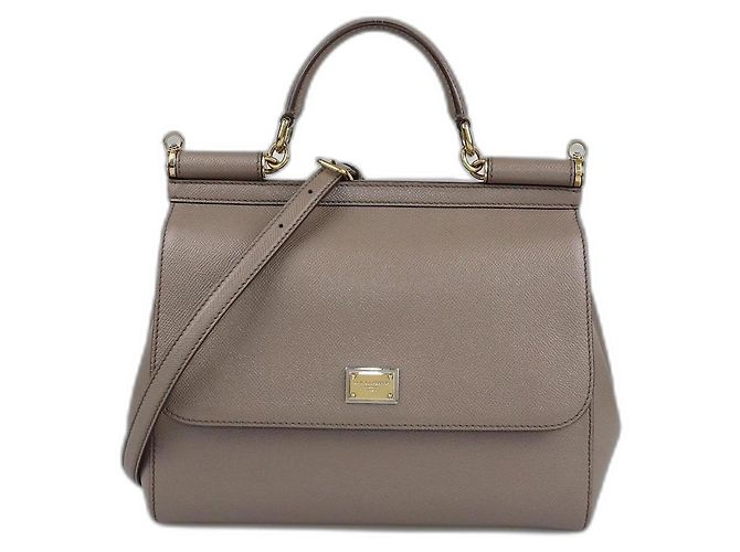 Bolsa de mão Miss Sicily cinza da Dolce & Gabbana