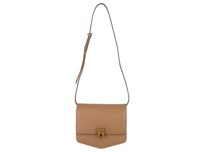 Bolsa de Ombro Le Papa Grande Bege Alaïa