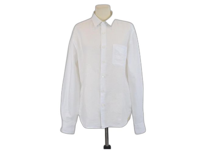 Polo bianco a maniche lunghe con effetto chevron Missoni