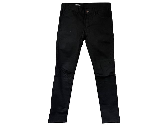 Céline Jeans ajustados Celine em algodão preto