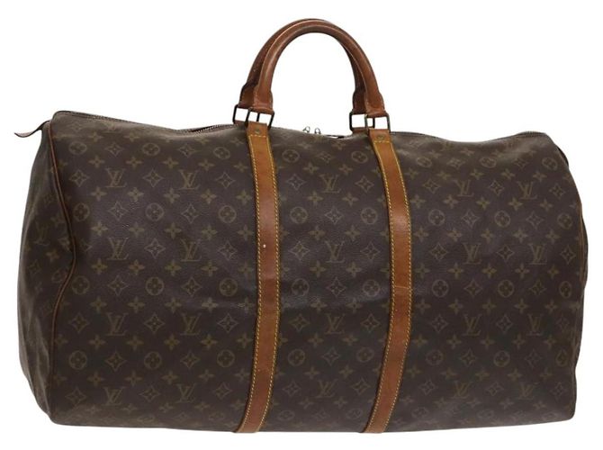 LOUIS VUITTON Bolsa Boston Monogram Keepall 60 M41422 LV Auth 129878 Monograma