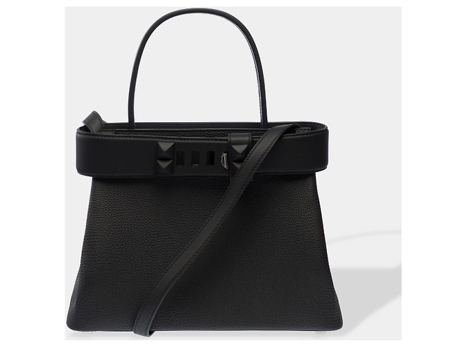 Médor Hermès Bolsa HERMES Medor em Couro Preto - 102782