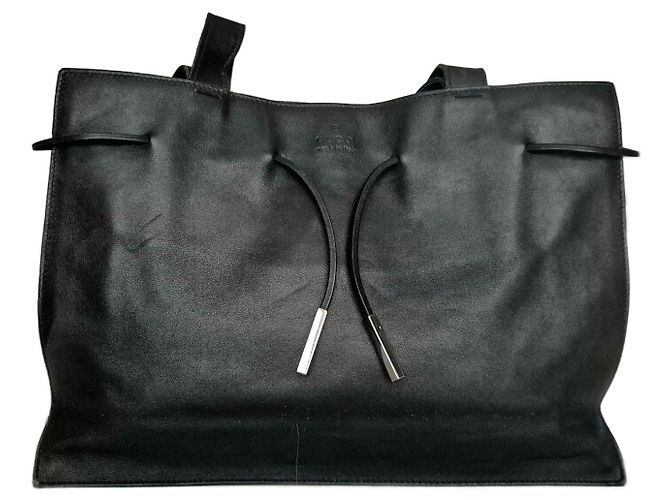 Marmont Borsa Tote Gucci in pelle nera Nero