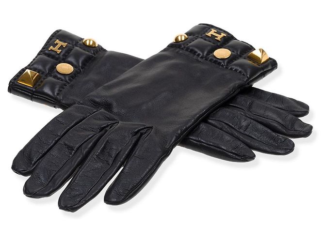 Médor Hermès HERMES Black Leather Accessory - 102243