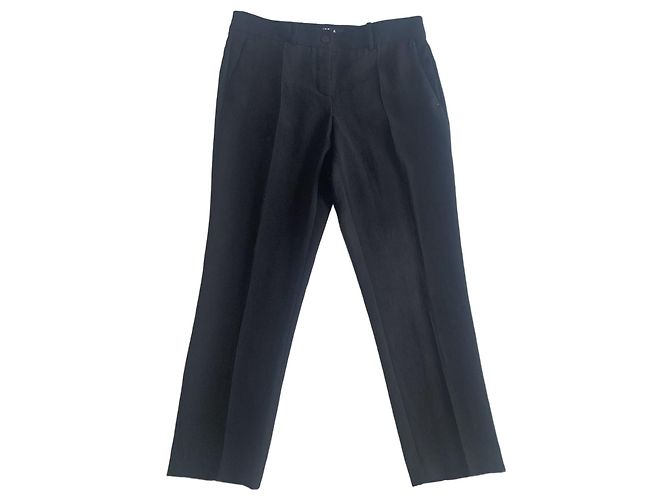 Pantaloni neri Paule Ka in poliestere Taglia 38 Nero