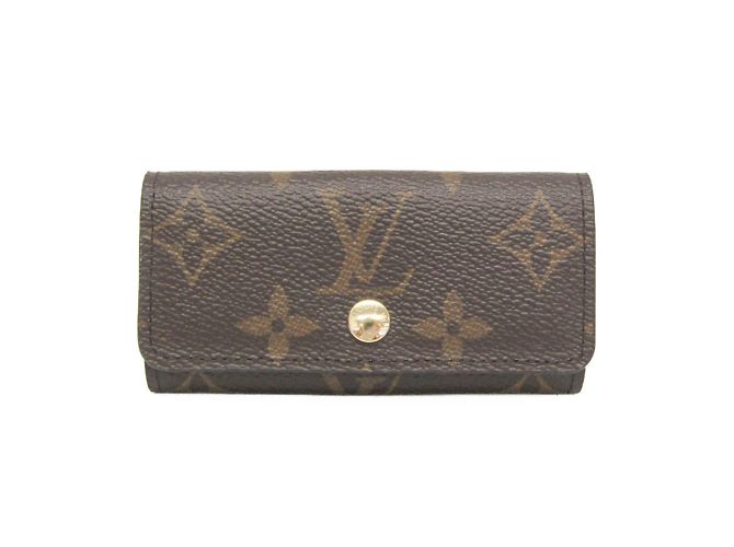 Louis Vuitton Monogram 4 Key Holder Brown