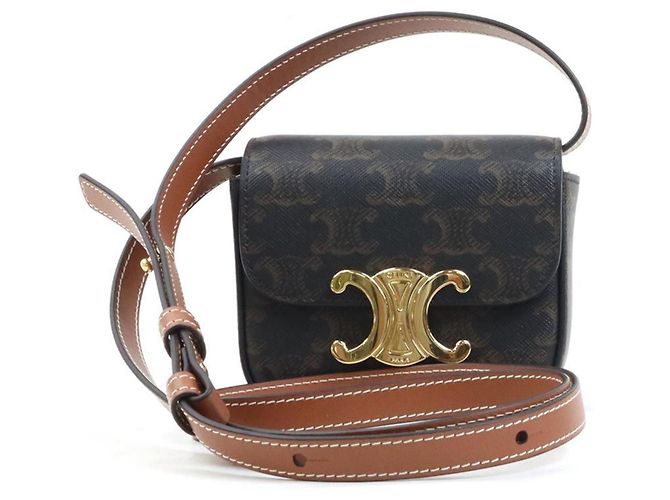 Céline Borsa a Spalla Celine Triomphe Mini Claude Marrone