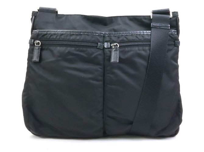 Borsa a Spalla in Nylon Prada Nero