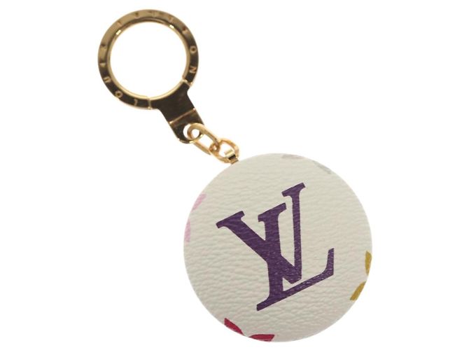 LOUIS VUITTON Monogram Multicolor Astropill Charm White M51911 LV Auth 128811V