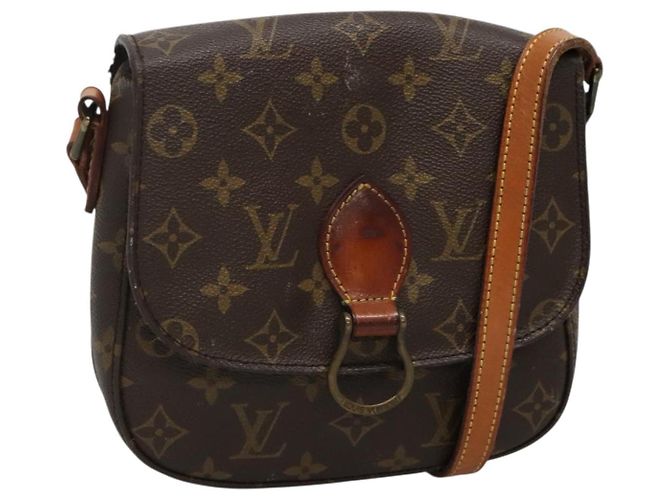 LOUIS VUITTON Borsa a Spalla Monogram Saint Cloud MM M51243 LV Auth 132152 Monogramma