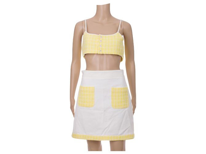 Ropa CHANEL en Tweed Amarillo - 102755